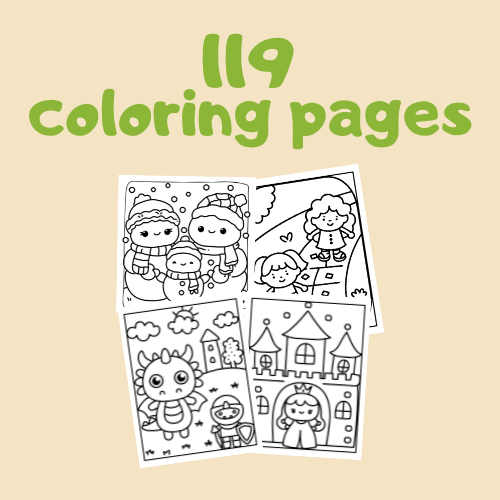 Coloring Pages (119 Pages) | Digital